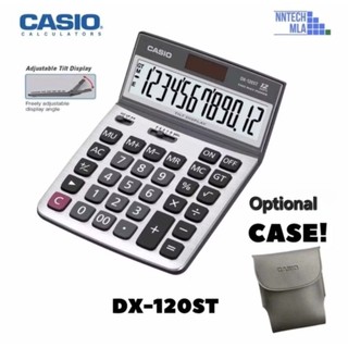 Casio Dx120st Tilt Display Calculator with freebie Case