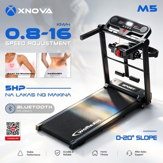 Electric Treadmill Foldable Walking Pad 16km/h Incline 0.6KWH per day Massager Heavy Duty M11