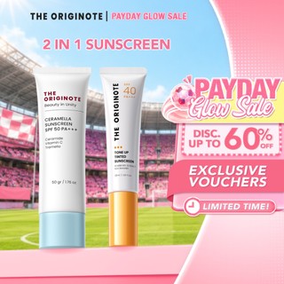 The Originote 2in1 Tinted Sunscreen Ceramella Sunscreen - Sun Care Duo Tinted Coverage UV Protection