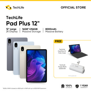 TechLife Pad Plus 12" l 16GB+256GB Massive Storage