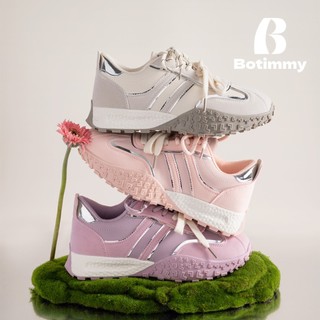 【36~41size】Botimmy korean fashion Non-Slip Rubber Sneakers Soft PU Material Sapatos For Women School
