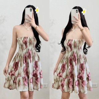 Zinia Smocking Tube Dress- Comfortable Womenswear