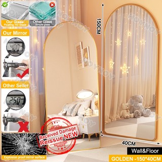 160*60  Full-length Mirror Bathroom Floor Mirror With Stand Floor-To-Ceiling Wall Mounting Mirror