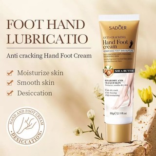 SADOER Anti-Cracking Hand Foot Cream Moisturizing Repair Dry Cracked Heel Lotion 60g