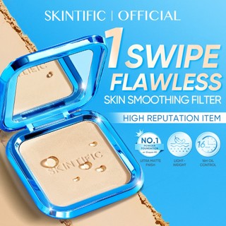 [TOP] SKINTIFIC Ultra Cover Pressed Compact Powder Full Coverage Concealer Oil Control Make up BB&CC