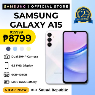 Samsung Galaxy A15 5G Smartphone | 6GB+128GB Storage | 6.5" FHD+ Super AMOLED | 5000mAh Battery