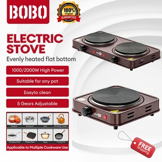 BOBO Portable Electric Stove Double/Single Burner Electric Cooker Hot Plate Electric Stove Inverter