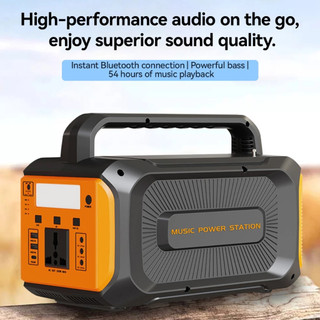 Portable 100W Super Large Capacity Power Station Fast Charge Mobile Power Solar Generator