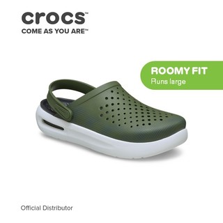 Crocs InMotion Micro Geo Clog in Armygreen