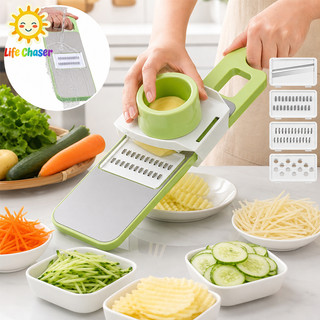 6-in-1 Stainless Steel Multi-Function Vegetable Cutter Multi-functional Vegetable Slicer And Shredde