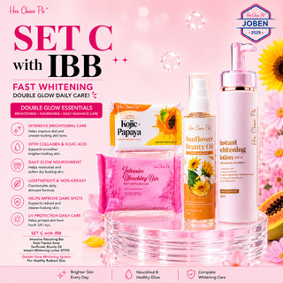 Her Choice Ph SET C + IBB Combo Whitening Bundle: Lotion SPF50 + Sunflower Beauty Oil