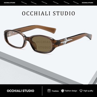 Occhiali Studio 2026 New Fashionable 3 in 1 Anti  Radiation Photochromic Grade Eyeglasses Unisex 803