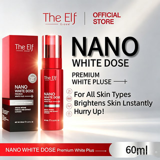 The Elf Nano White Dose Premium 60ml White Plus Skin Serum Glutathione Vitamin C Whitening Pampaputi