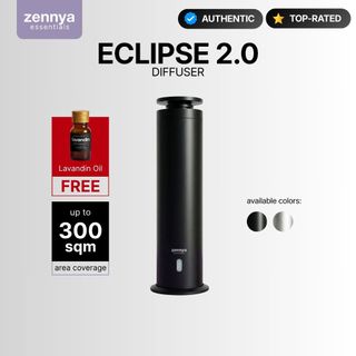 Zennya Eclipse 2.0 Aroma Diffuser | Aluminum Rechargeable with 10000 mAh Battery | covers 300 sqm
