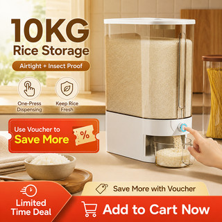 PINYAOO Food Grade Airtight Rice Storage Container - Insect & Moisture Proof New 2025 Model