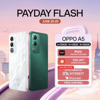 [3 Months 0% SPayLater] OPPO A5 | 50MP AI Camera | Military-Grade Water & Shock Resistance