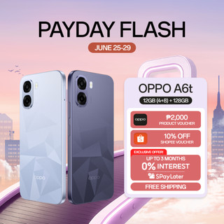 [ONLINE EXCLUSIVE] OPPO A6t 12GB (4+8)+128GB  | 6500mAh Battery | Snapdragon 685 4G | 120Hz Display