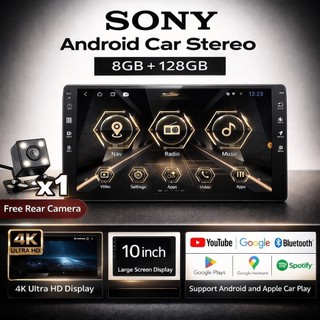 Sony Car Stereo Navigation & AV Receivers 7" 9" 10" IPS Full-View Large-Screen Car Multimedia MP5