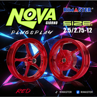 Rimaster CNC Mags Giorno Front Disc2.5*12 RearDurm2.75*12 5 Spokes Mags For Girono