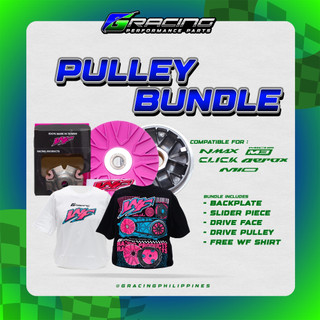 BUY 1 WF PULLEY SET + GET FREE OFFICIAL GRACING SHIRT (NMAX/AEROX/CLICK125/150/PCX160/GIORNO/MIO/M3)