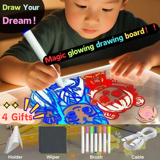 Magical Light Board Luminous Drawing Board for Kids Educational Handwriting Tablet Gift for Kids