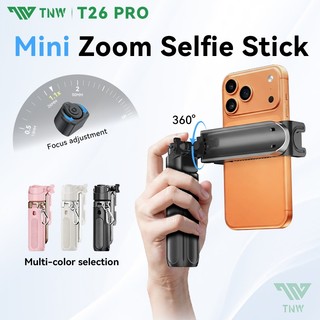 TNW T26Pro Selfie Stick Extendable Grip Tripod Bluetooth Remote Portable Phone Stand For Travel Vlog