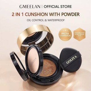 【HOT】2 IN 1 Cushion Foundation Waterproof Concealer Black Truffle For Oily Skin Makeup Set