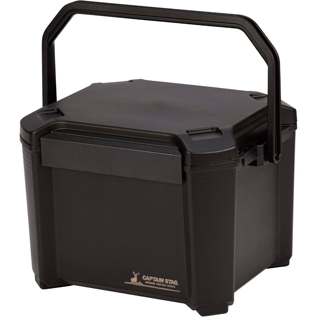 CAPTAIN STAG Vacuum Insulated Cooler Box 26L Black UY-7130