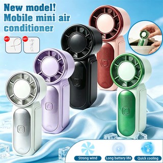 3600mAh Portable Mini Handheld Fan 3.5 Inch High Speed Personal Turbo Strong Wind Outdoor Travel Fan