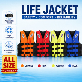 Opulence Life Jacket for Kids Adults All Size Fit Professional Swimming  Vest Boating