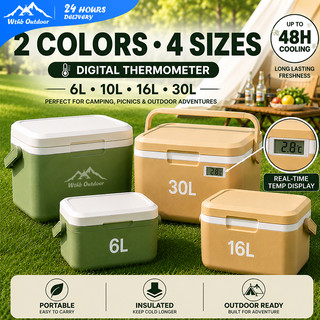 Wthb Outdoor Ice Box Cooler Chest Insulated 6L 10L 16L 30L Camping Freshness Preservati Storage Box