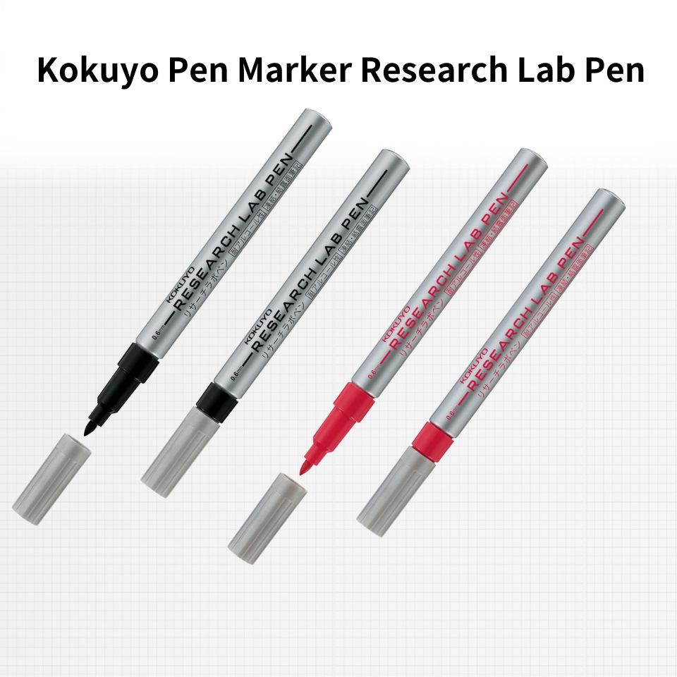 KOKUYO Research Lab Pen Alcohol-Resistant Marker Pen Set of 2 Japan Original