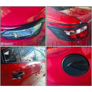 VIOS 2014 - 2017 Garnish Cover Combo Set (MATT BLACK)