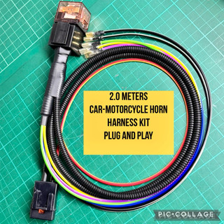 Horn Wiring Kit-Harness 1.5 Meters Universal Heavy Duty Wires For Cars And Motorcycles Plug & Play