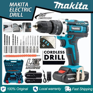 1288V Cordless Hammer Drill Driver Set Heavy Duty with Free Two 1288V Batteries