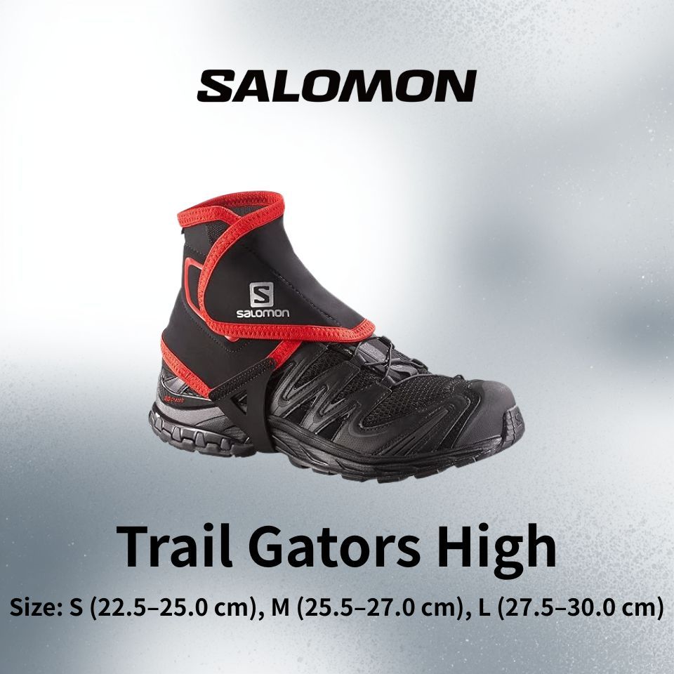 Salomon Trail Gaiters High L38002100 – Black Outdoor Protective Gaiters