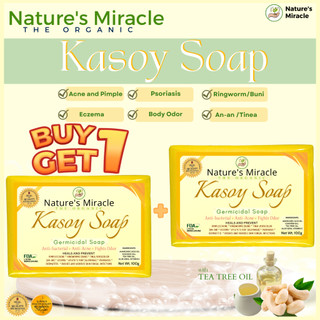 [BUY 1 TAKE 1] 2PCS Nature's Miracle Kasoy Soap Original with Cashew Nut Extract for Buni, An-an