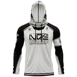 Warmer Jersey Hoodie for men Sublimation Motorcycle jersey Longsleeve Riding Shirt
