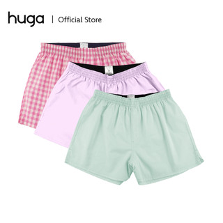 3 in 1 Womens 100% Cotton Boxer Shorts for Women Sleep Pangbahay Short Promo Pack S-2XL Plus Size
