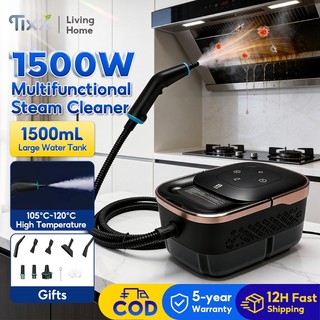 Tixx Multifunctional High-pressure Steam Cleaner 120℃ 1500ML Water Tank For Kitchen/Stove/range hood