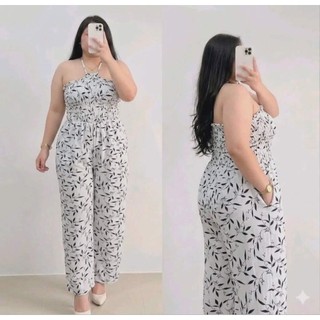 MC Small-2xl Hailey Halter Jumpsuit Plus size Casual Crepe Fabric Womenswear By Munda Clothing