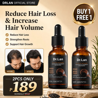 Dr.Lan Hair Growth Serum Black Sesame Hair Growth Hair Grower Fast Essence Oil for Men or Women 30ml