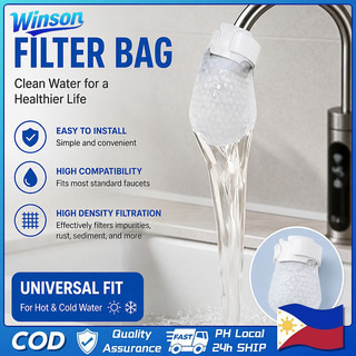 【Buy 30 Free 30】Universal Faucet Filter Cotton with T-strap Anti-splash Thickened Tap Water Filter