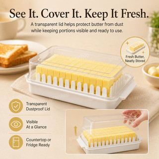 Cheese Countertop Dish Storage Butter Tray Slicer Transparent Keeper Kitchen Food Container Cutter