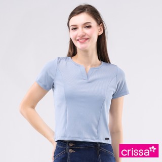 Crissa Short Sleeves Top COLT13-0014 [Tops for women]
