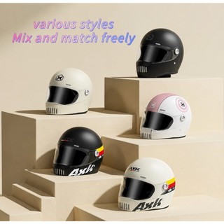 ICC Approved Lightweight Motorcycle Helmet, Waterproof Sunshade Safety Helmet for Daily Riding
