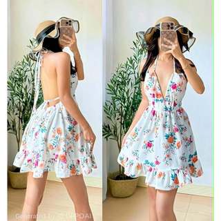 DBS CARMELA PADDED! Dress Quality Crepe Fabric Free Size FITS Small to LARGE Trendy Sexy Korean OOTD
