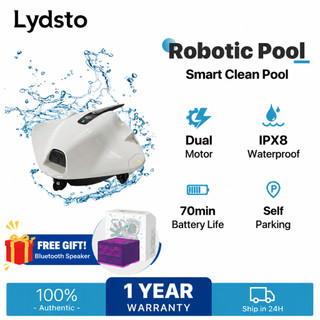 Lydsto Smart Cordless Robotic Pool Cleaner PC03 High Suction Power Deep Cleaning Pool Cleaner