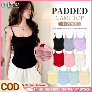 1/2PCS Hot Girl Camisole Double Lining Padded Top Pleated Backless Sexy Vest Adjustable Strap Comfy