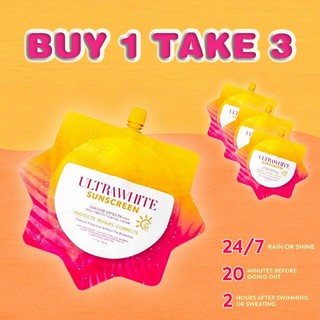 【Buy 1 Take 4 】Hikari  Skin Essentials Sunscreen Sunblock UltraWhite Cream SPF50 PA ++++